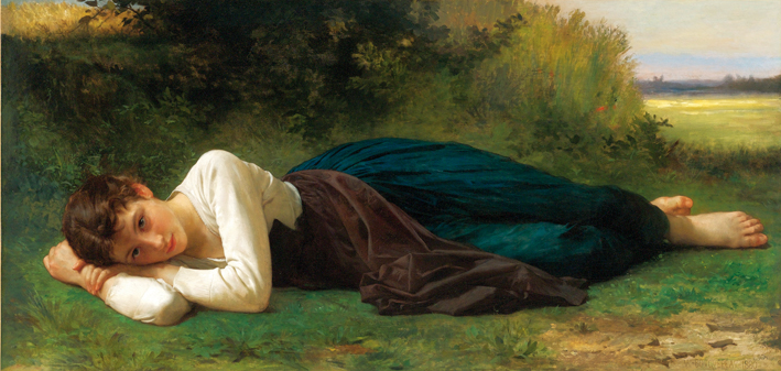  阿道夫·布格罗 Adolphe Bouguereau ——小憩 (4)